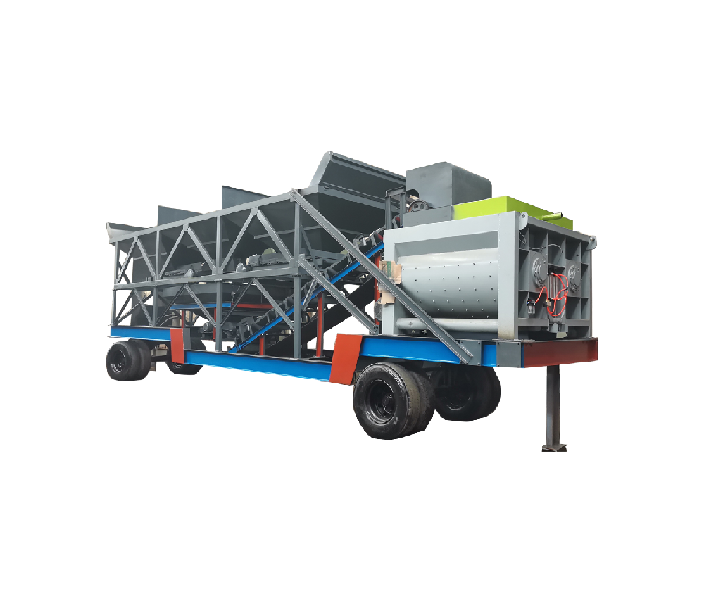 Mobile concrete mixing plant series